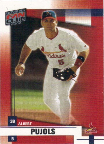 Albert Pujols 2002 Donruss Fan Club 40 St Louis Cardinals Baseball Card