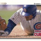 Sammy Sosa 1992 Upper Deck #723 Chicago Cubs Baseball Card