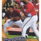 Ryan Braun-Prince Fielder 2010 Topps #237 Milwaukee Brewers Baseball Card Ryan Braun-Prince Fielder 2010 Topps #237 Milwaukee Brewers Baseball Card