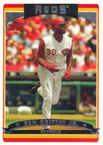 Ken Griffey Jr. 2006 Topps #387 Cincinnati Reds Baseball Card
