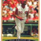 Ken Griffey Jr. 2006 Topps #387 Cincinnati Reds Baseball Card Ken Griffey Jr. 2006 Topps #387 Cincinnati Reds Baseball Card
