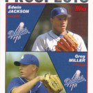 Edwin Jackson-Greg Miller 2004 Topps Rookie #689 Los Angeles Dodgers Baseball Card