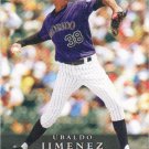 Ubaldo Jimenez 2008 First Edition #351 Colorado Rockies Baseball Card