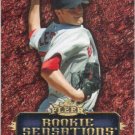 Jon Lester 2007 Fleer 'Rookie Sensation' #JL Boston Red Sox Baseball Card