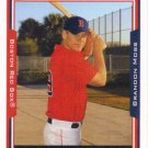 Brandon Moss 2005 Topps Rookie #303 Boston Red Sox Baseball Card Brandon Moss 2005 Topps Rookie #303 Boston Red Sox Baseball Card