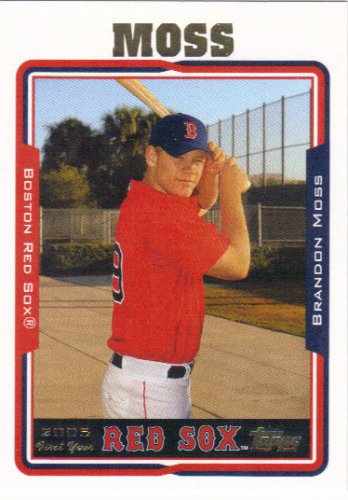 Brandon Moss 2005 Topps Rookie #303 Boston Red Sox Baseball Card