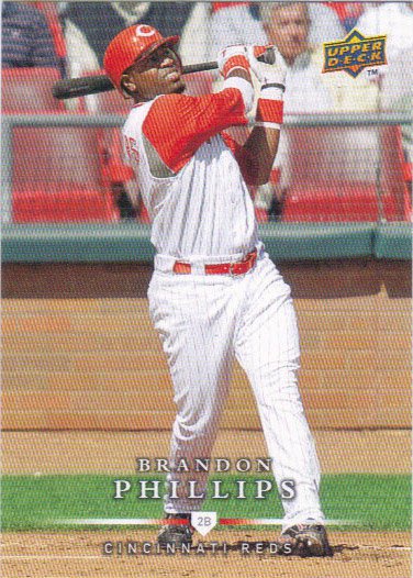Brandon Phillips 2008 Upper Deck Final Edition #342 Cincinnati Reds Baseball Card