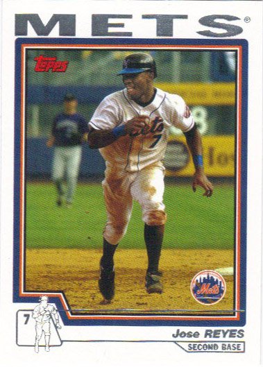 Jose Reyes 2004 Topps #520 New York Mets Baseball Card