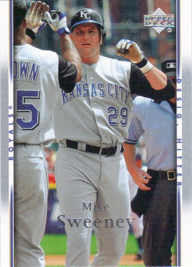 Michael Sweeney 2007 Upper Deck #129 Kansas City Royals Baseball Card