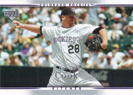 Aaron Cook 2007 Upper Deck #314 Colorado Rockies Baseball Card