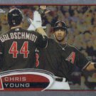Chris Young 2012 Topps Chrome #145 Arizona Diamondbacks Baseball Card