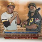 Willie Stargell-Andrew McCutchen 2015 Topps 'Inspired Play' #I-15 Pittsburgh Pirates Baseball Card Willie Stargell-Andrew McCutchen 2015 Topps 'Inspired Play' #I-15 Pittsburgh Pirates Baseball Card