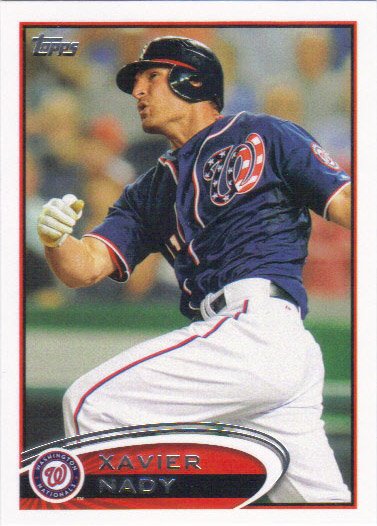 Xavier Nady 2012 Topps Update #US230 Washington Nationals Baseball Card