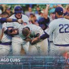Chicago Cubs 2015 Topps #196 Baseball Team Card Chicago Cubs 2015 Topps #196 Baseball Team Card