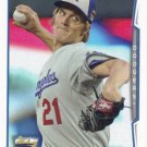 Zack Greinke 2014 Topps Update #US-297 Los Angeles Dodgers Baseball Card