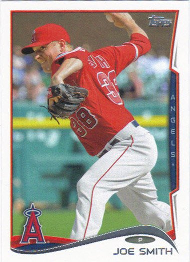 Joe Smith 2014 Topps Update #US-157 Los Angeles Angels Baseball Card
