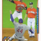 Donovan Solano 2014 Topps #567 Miami Marlins Baseball Card