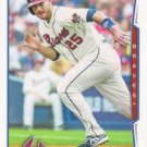 Joey Terdoslavich 2014 Topps #408 Atlanta Braves Baseball Card