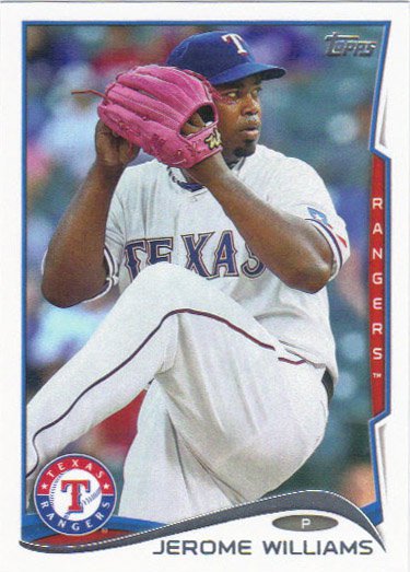 Jerome Williams 2014 Topps Update #US-236 Texas Rangers Baseball Card