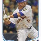 Alex Gonzalez 2013 Topps #322 Milwaukee Brewers Baseball Card Alex Gonzalez 2013 Topps #322 Milwaukee Brewers Baseball Card