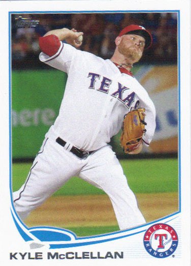 Kyle McClellan 2013 Topps Update #US67 Texas Rangers Baseball Card