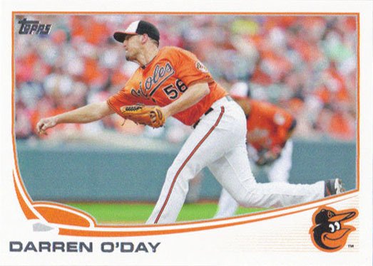 Darren O'Day 2013 Topps Update #US260 Baltimore Orioles Baseball Card
