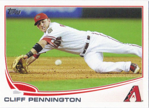Cliff Pennington 2013 Topps Update #US37 Arizona Diamondbacks Baseball Card