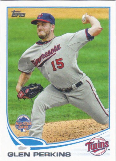 Glen Perkins 2013 Topps Update #US244 Minnesota Twins Baseball Card