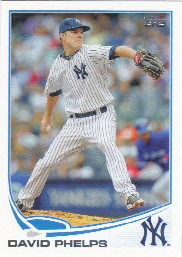 David Phelps 2013 Topps Update #US127 New York  Yankees Baseball Card