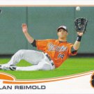 Nolan Reimold 2013 Topps #518 Baltimore Orioles Baseball Card