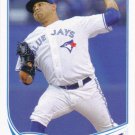 Ricky Romero 2013 Topps #134 Toronto Blue Jays Baseball Card