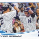 Alfonso Soriano 2013 Topps Update #US212 New York Yankees Baseball Card