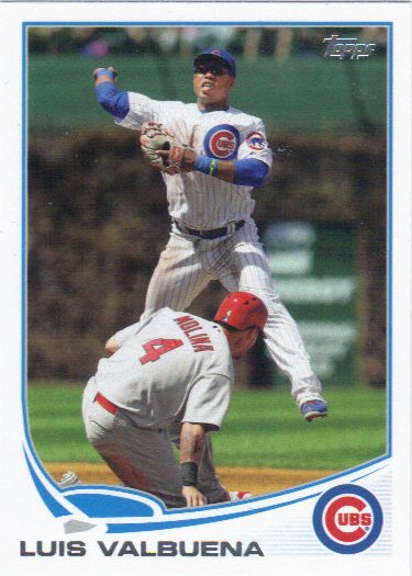 Luis Valbuena 2013 Topps Update #US182 Chicago Cubs Baseball Card