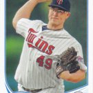 Vance Worley 2013 Topps Update US49 Minnesota Twins Baseball Card