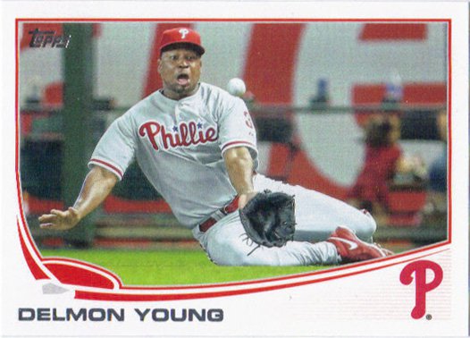 Delmon Young 2013 Topps Update #US242 Philadelphia Phillies Baseball Card