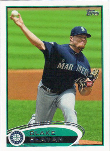 Blake Beavan 2012 Topps #168 Seattle Mariners Baseball Card