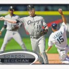Gordon Beckham 2012 Topps #629 Chicago White Sox Baseball Card