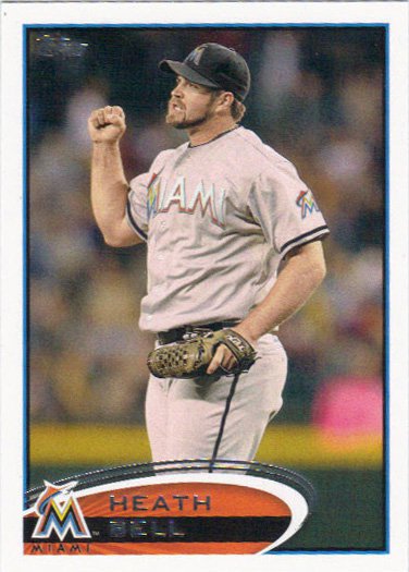 Heath Bell 2012 Topps #421 Miami Marlins Baseball Card