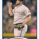 Heath Bell 2012 Topps #421 Miami Marlins Baseball Card