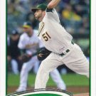 Dallas Braden 2012 Topps #577 Oakland Athletics Baseball Card