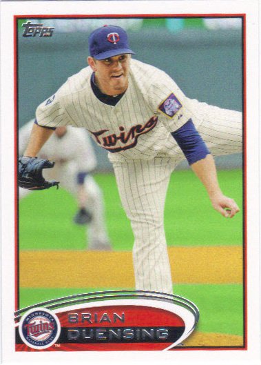 Brian Duensing 2012 Topps Update #US140 Minnesota Twins Baseball Card