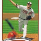 Jason Hammel 2012 Topps Update #US186 Baltimore Orioles Baseball Card
