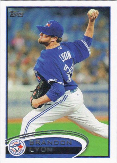 Brandon Lyon 2012 Topps Update #US266 Toronto Blue Jays Baseball Card