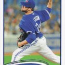 Brandon Lyon 2012 Topps Update #US266 Toronto Blue Jays Baseball Card