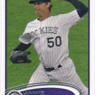 Jamie Moyer 2012 Topps Update #US123 Colorado Rockies Baseball Card