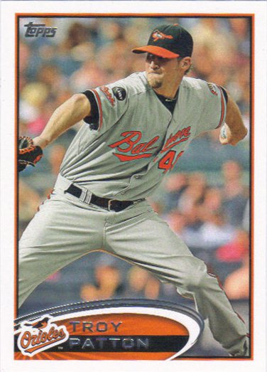 Troy Patton 2012 Topps Update #US156 Baltimore Orioles Baseball Card
