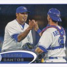 Sergio Santos 2012 Topps Update #US294 Toronto Blue Jays Baseball Card