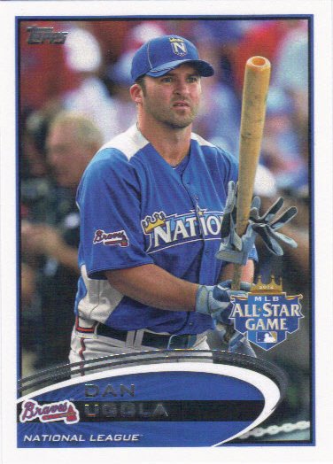 Dan Uggla 2012 Topps Update #US311 Atlanta Braves Baseball Card