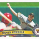 Kevin Correia 2011 Topps Update #US245 Pittsburgh Pirates Baseball Card