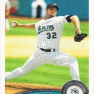 Clay Hensley 2011 Topps #167 Florida Marlins Baseball Card